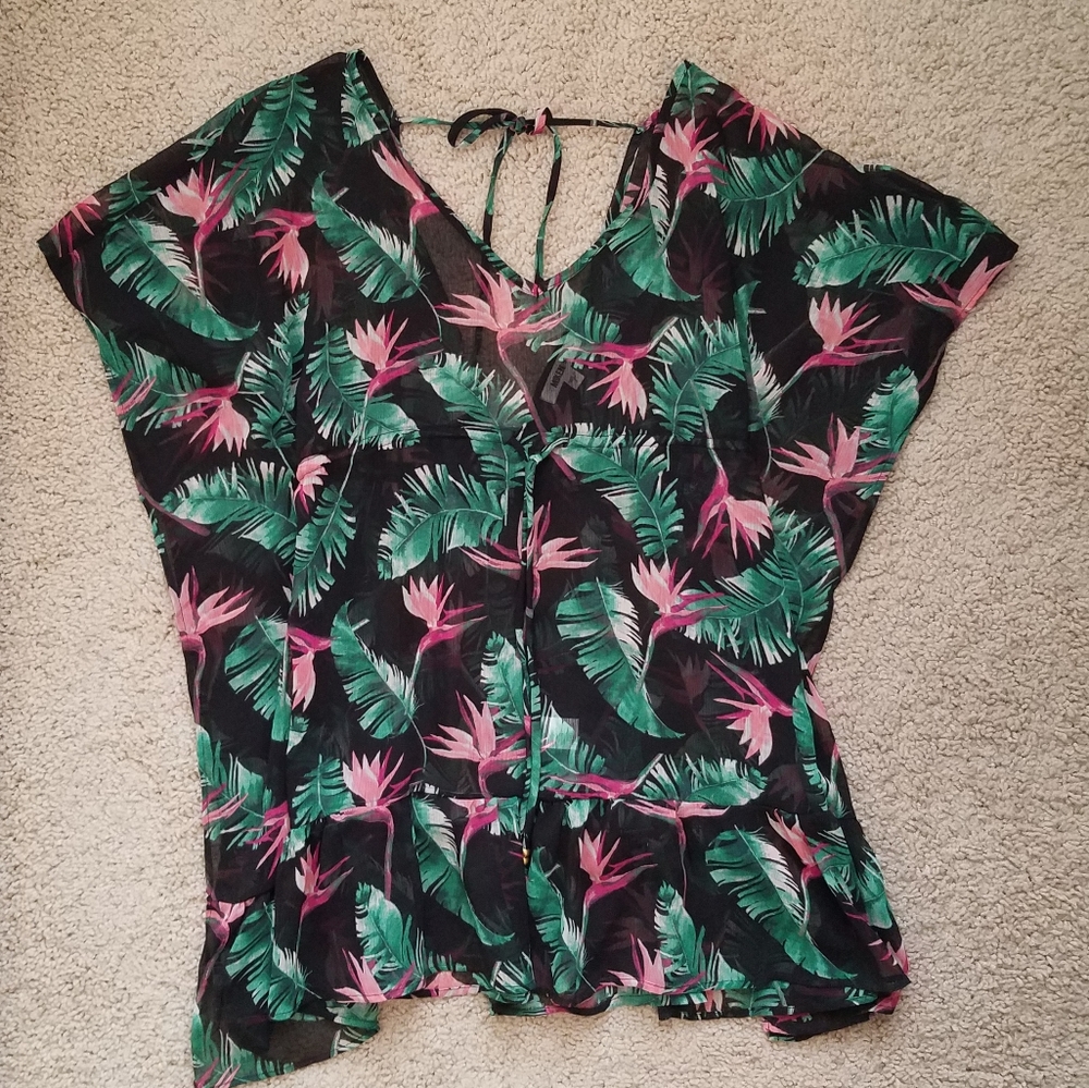 Miken Swim Floral Swim Cover - Picture 1 of 5